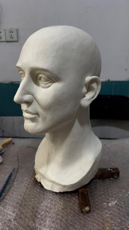 Making of Joachim Murat look-alike mannequin Making of Joachim Murat look-alike mannequin