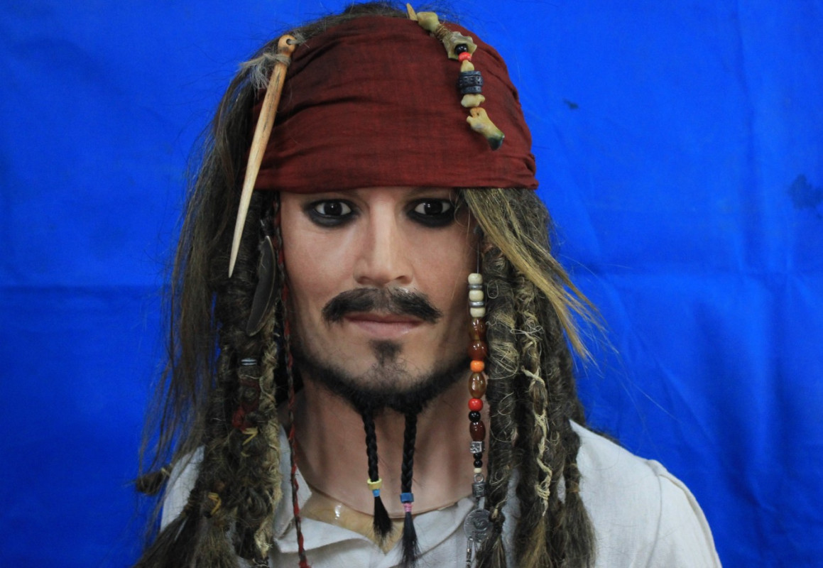 Pirate of the Caribbean lifesize silicone display mannequin Pirate of the Caribbean lifesize silicone display mannequin