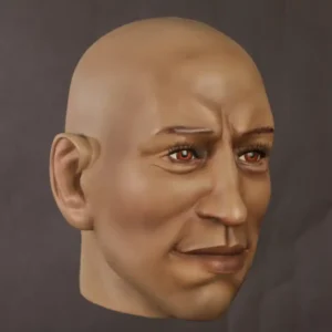 display mannequin head with african skin colour