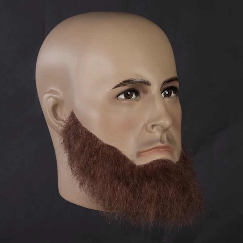 realistic display mannequin head with beard