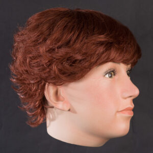 wig on display mannequin head