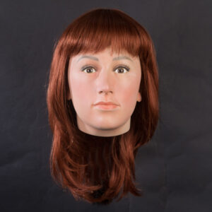 wig on display mannequin head