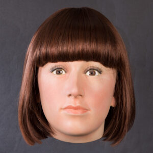 wig on display mannequin head