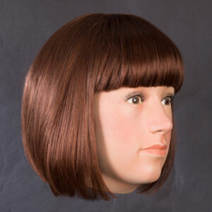 wig on display mannequin head