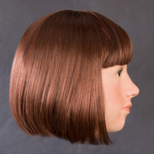 wig on display mannequin head