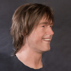 wig on display mannequin head