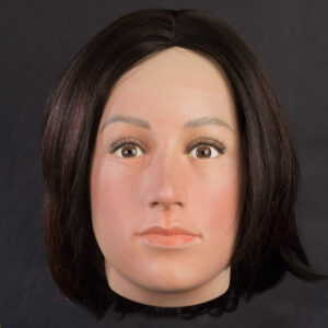 wig on display mannequin head