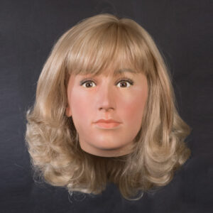 wig on display mannequin head