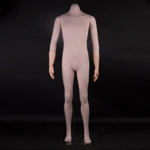 Flexible male mannequin with bendable body parts