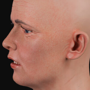 Realistic womens head | Airbrushed