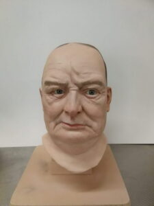 Winston Churchill look-alike display mannequin