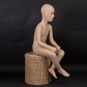 seated child display mannequin