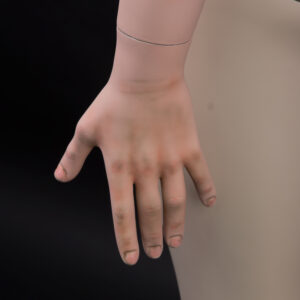 Crying child display mannequin