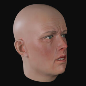 Airbrushed vrouwelijk etalagepophoofd
