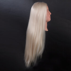 Teenage girl silicone display head