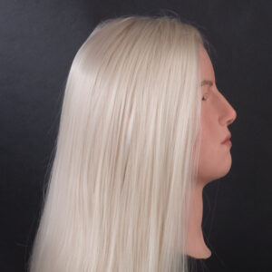 Teenage girl silicone display head