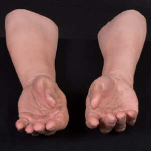 Heren siliconen handen met zand (Maat L | Europees)