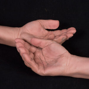 Heren siliconen handen met zand (Maat L | Europees)