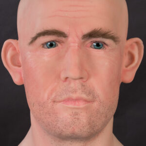 Male silicone display head