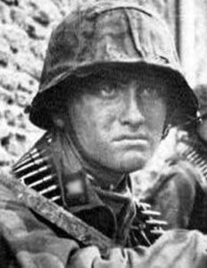 German soldier during the Battle of the Bulge