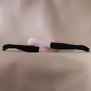 Black cover for flexible display mannequin hands and arms