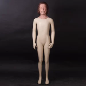 Weinender Teenager-Junge Schaufensterpuppe | Silikonkopf | Polyesterkörper | Flexible Arme