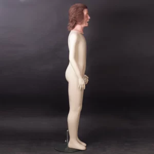 Weinender Teenager-Junge Schaufensterpuppe | Silikonkopf | Polyesterkörper | Flexible Arme