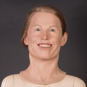 Tienermeisje etalagepop | Siliconen hoofd