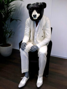 Gentlemen bear display mannequin