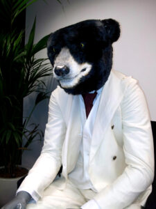 Gentlemen bear display mannequin