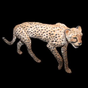 Roaring animatronics Cheetah at Venustempel Amsterdam