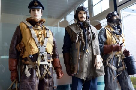 RAF pilot 617 Dambuster-squadron display mannequin