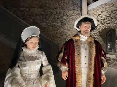 Magnus, king of Livonia and his wife Maria Vladimirovna of Staritsa | Realistic Display Mannequins