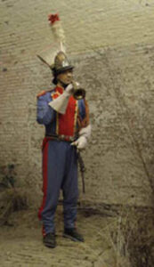Military display  mannequins at Fort Kijkduin