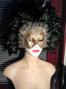 Artwork on head-shoulder lady