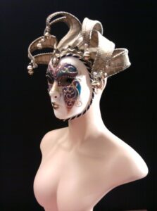 Artwork on head-shoulder lady