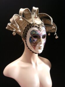 Artwork on head-shoulder lady