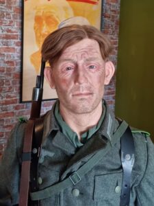 Exhausted German WWII-soldier