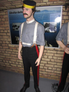 Display mannequins at the Military Heritage Centre Gibraltar