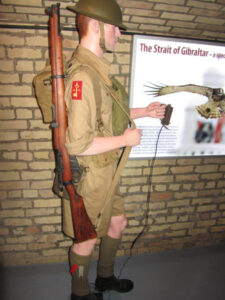 Display mannequins at the Military Heritage Centre Gibraltar