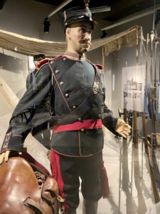 Norwegian military uniform on realistic museum mannequin; Glomdalsmuseet Norwegian military uniform on realistic museum mannequin; Glomdalsmuseet