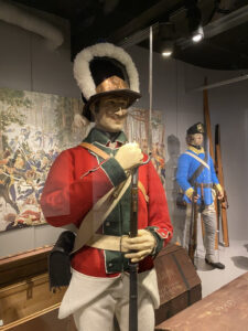 Norwegian military uniform on realistic museum mannequin; Glomdalsmuseet Norwegian military uniform on realistic museum mannequin; Glomdalsmuseet