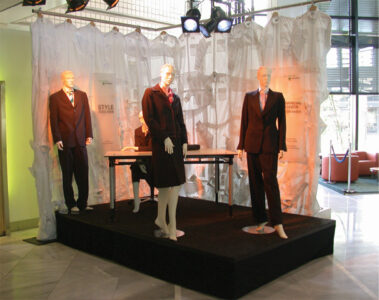 Display figures for presentation garment collection