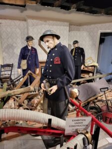 Historical Firefighters | lifelike mannequins in uniform