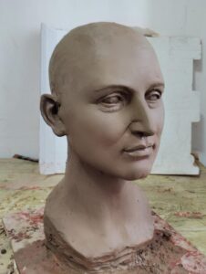 Making of Joachim Murat look-alike mannequin
