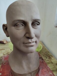 Making of Joachim Murat look-alike mannequin