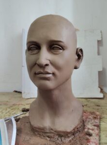 Making of Joachim Murat look-alike mannequin