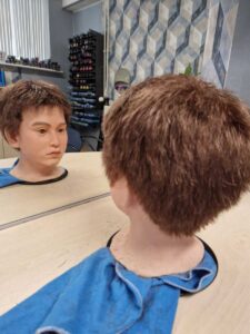 Look-alike silicone display head of  Karl Fredrik Malakias Andersson