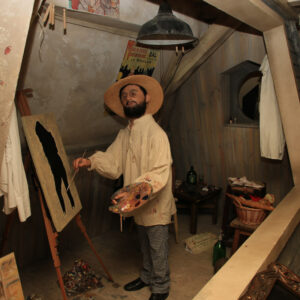 Henri Toulouse Lautrec Animatronics display mannequin  at Venustempel