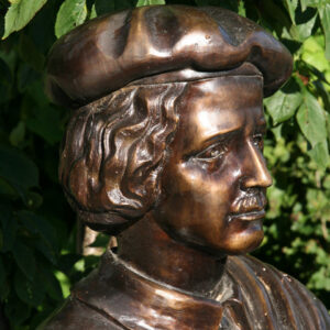 Bronze Rembrandt and Saskia at Molen van Sloten